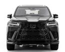 لكزس LX 700h F SPORT سيارة F-Sport موديل 2026 باللونين الأسود والأحمر (بدون نظام ركن آلي)