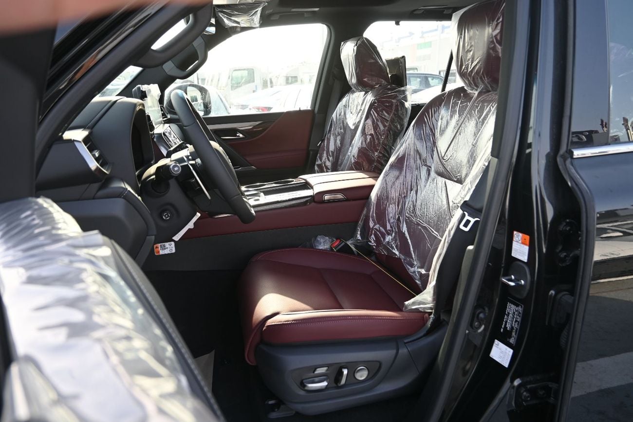 لكزس LX 700h Lexus LX700h Signature 3.5L Twin-Turbo + Hybrid V6, Model 2026, Color Black inside Red