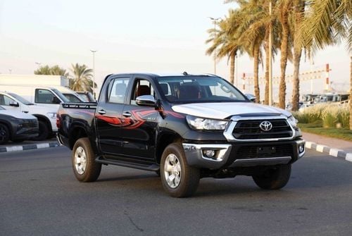 تويوتا هيلوكس 2023 Toyota Hilux 4x4 DC 2.4 D MT - Black inside Maroon