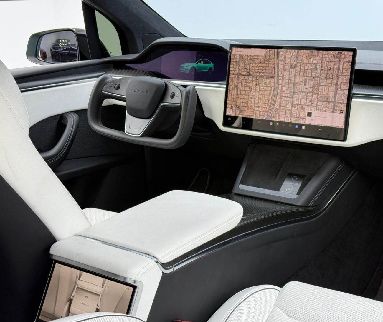 Tesla Model X Plaid (AWD) 2023 Tesla Model X ,Tesla Warranty Battery&Drive Unit Warranty+Full Service History ,GCC