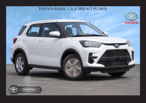 تويوتا ريز TOYOTA RAIZE 1.2L E MID A/T PTR 2026