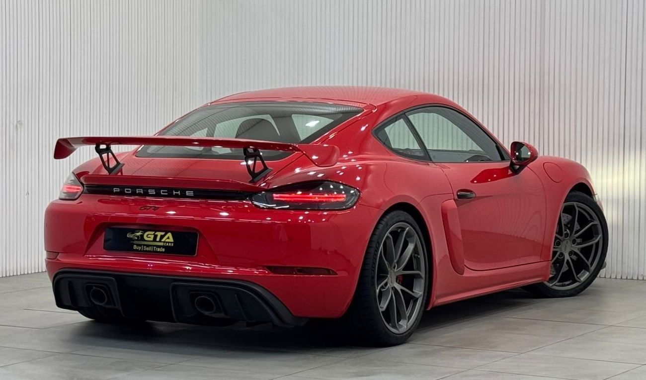 بورش كايمان 718 GT4 4.0L (414 HP) M/T 2020 Porsche 718 Cayman GT4, May 2025 Porsche Warranty, Manual Transmission, V