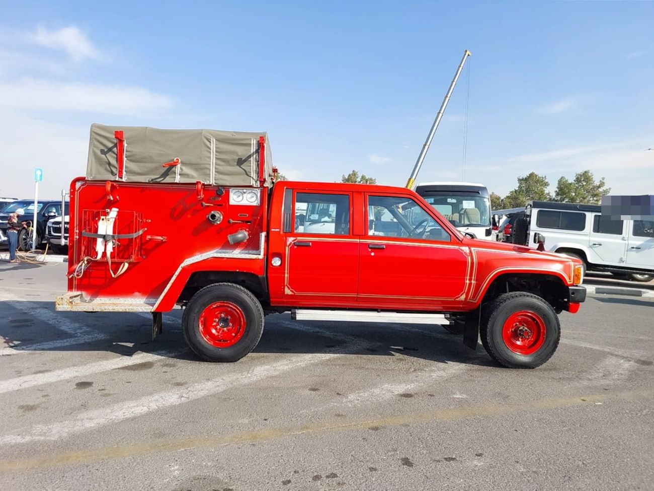 تويوتا هيلوكس TOYOTA HILUX PICKUP RHD 1987 MODEL 2.0 L PETROL MANUAL(PM19257)