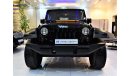 جيب رانجلر ONLY 41000 KM!!! Jeep Wrangler Sport 2009 Model! Black Color GCC Specs