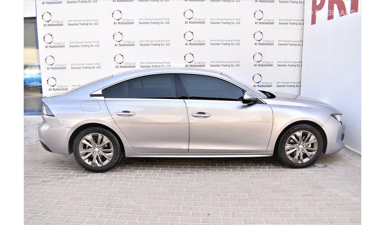 Peugeot 508 1.6L R8 ACTIVE 2020 GCC  AGENCY WARRANTY UP TO 2025 OR 100000KM