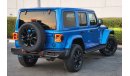 جيب رانجلر 2022  JEEP WRANGLER UNLIMITED SAHARA 4XE  (JL), 4DR SUV,ELECTRIC,HYBRID AND PETROL,  4CYL 2.0 TURBO