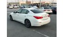 Infiniti Q50 INFINITY Q50S MODEL 2017 GCC car perfect condition full option sun roof leather seats back camera ba