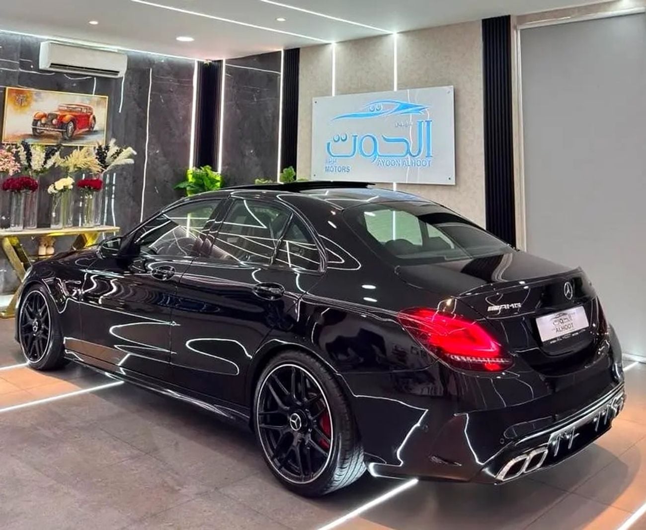 مرسيدس بنز C 63 S ELITE AMG SPECIAL MERCEDES C63S V8 || GCC || TOP OPTIONS || FORGED CARBON FIBER || RADAR LANE ASSIST