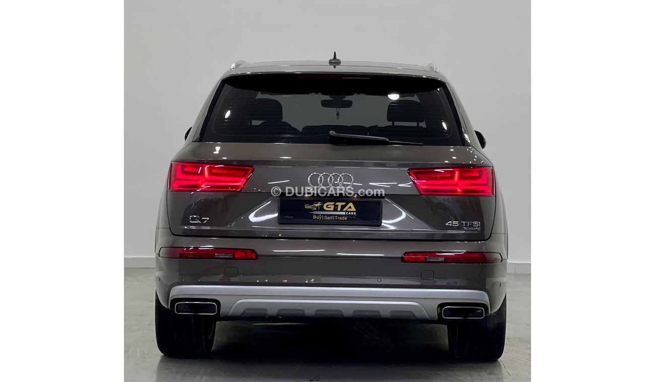 Audi Q7 45 TFSI quattro 2018 Audi Q7 45-TFSI, Full Audi History, Audi Service Contract 2023, Low Kms, GCC Sp