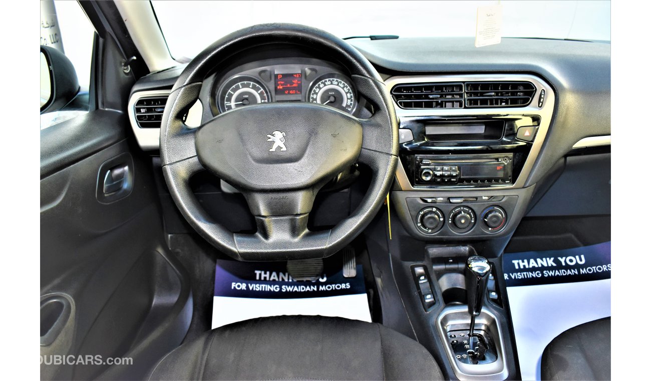 Peugeot 301 1.6L ACCESS 2014 MODEL GCC SPECS