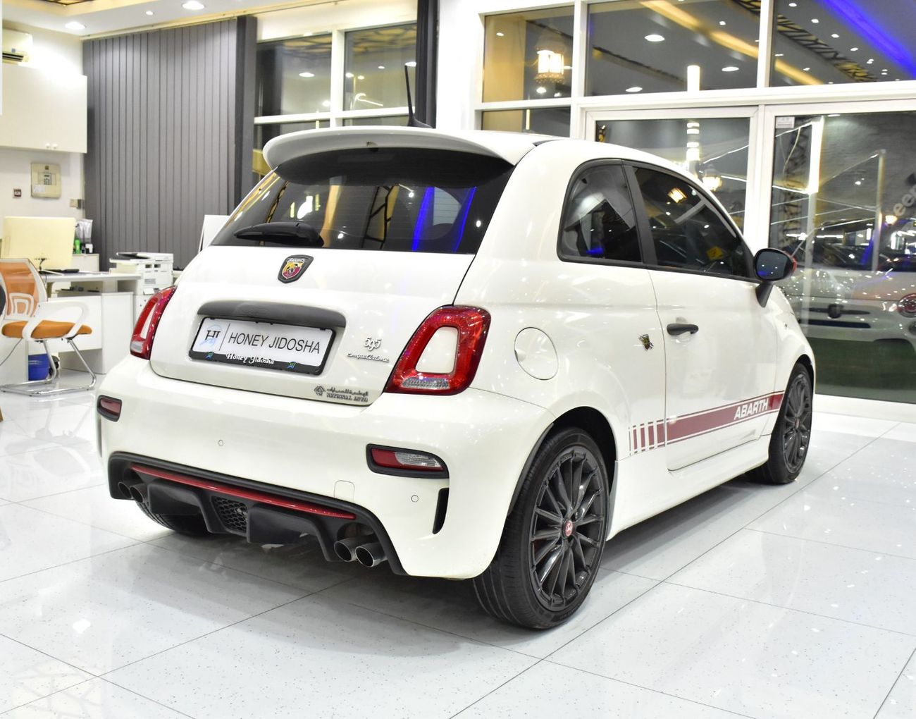 Abarth 595 EXCELLENT DEAL for our Abarth 595 Competizione ( 2022 Model ) in White Color GCC Specs