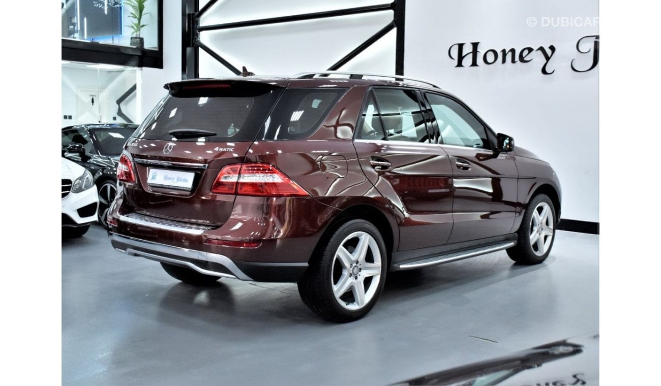 مرسيدس بنز ML 350 EXCELLENT DEAL for our Mercedes Benz ML350 ( 2014 Model ) in Burgundy Color GCC Specs