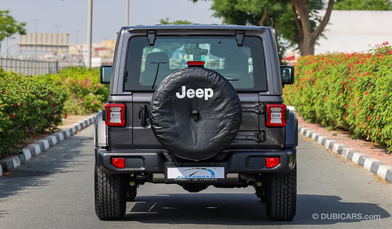 Jeep Wrangler Sahara V6 3.6L , GCC , 2021 , 0Km , With 3 Yrs or 60K Km WNTY @Official dealer