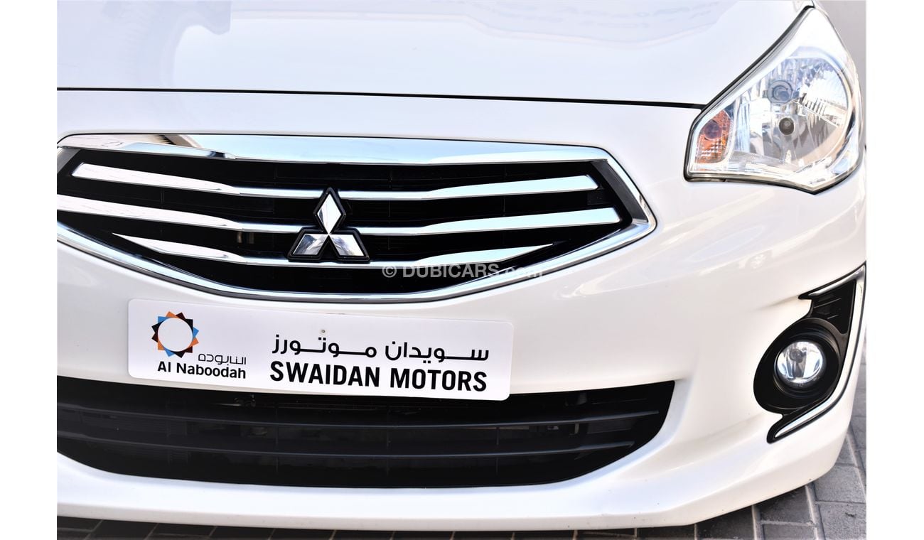 Mitsubishi Attrage AED 590 PM | 1.2L GLX GCC DEALER WARRANTY
