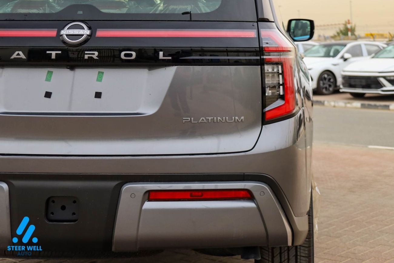 Nissan Patrol 2026 LE Platinum | GCC | 3.5L V6 | AWD | 9AT | Red Interior | Height Control