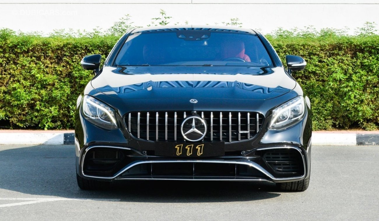 Mercedes-Benz S 500 Coupe With S 63 AMG Kit / GCC Specifications