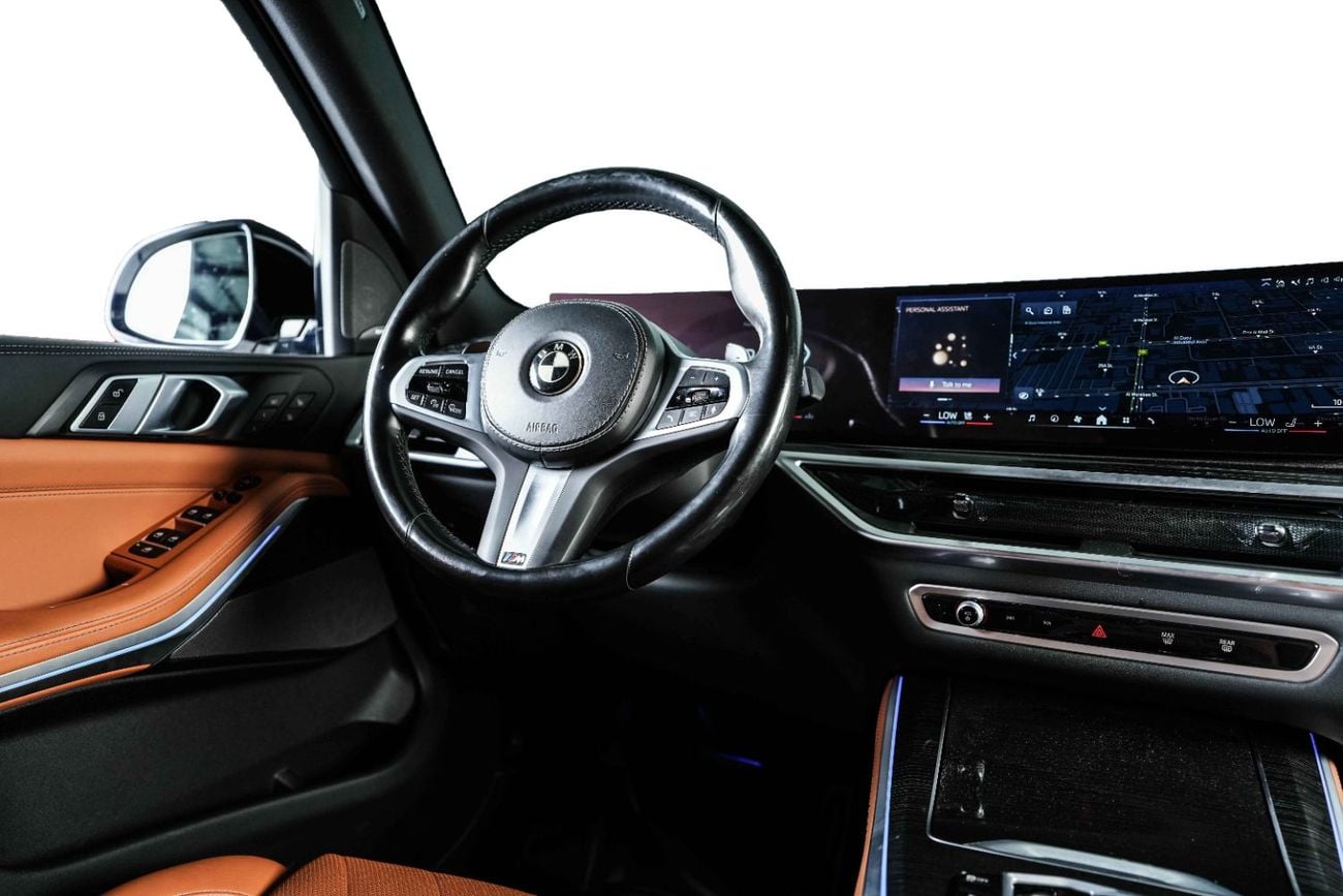 BMW X5 40i M SPORT GCC-BMW Warranty&amp;Service Contract Until 2029-BMW Individual Interior