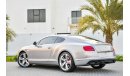 Bentley Continental GT S - Individual Color - AED 8,205 PM - 0% DP