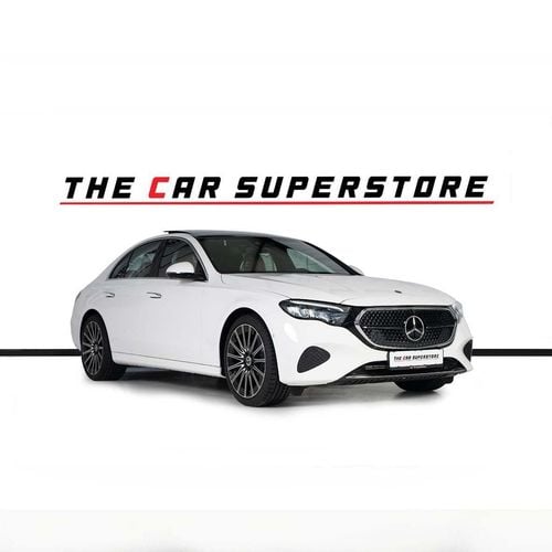 مرسيدس بنز E200 Avantgarde Exterior Package-20 Inch AMG Rims-Chrome Package