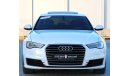 أودي A6 35 TFSI خليجي 2016 بحالة ممتازة  A6اودي