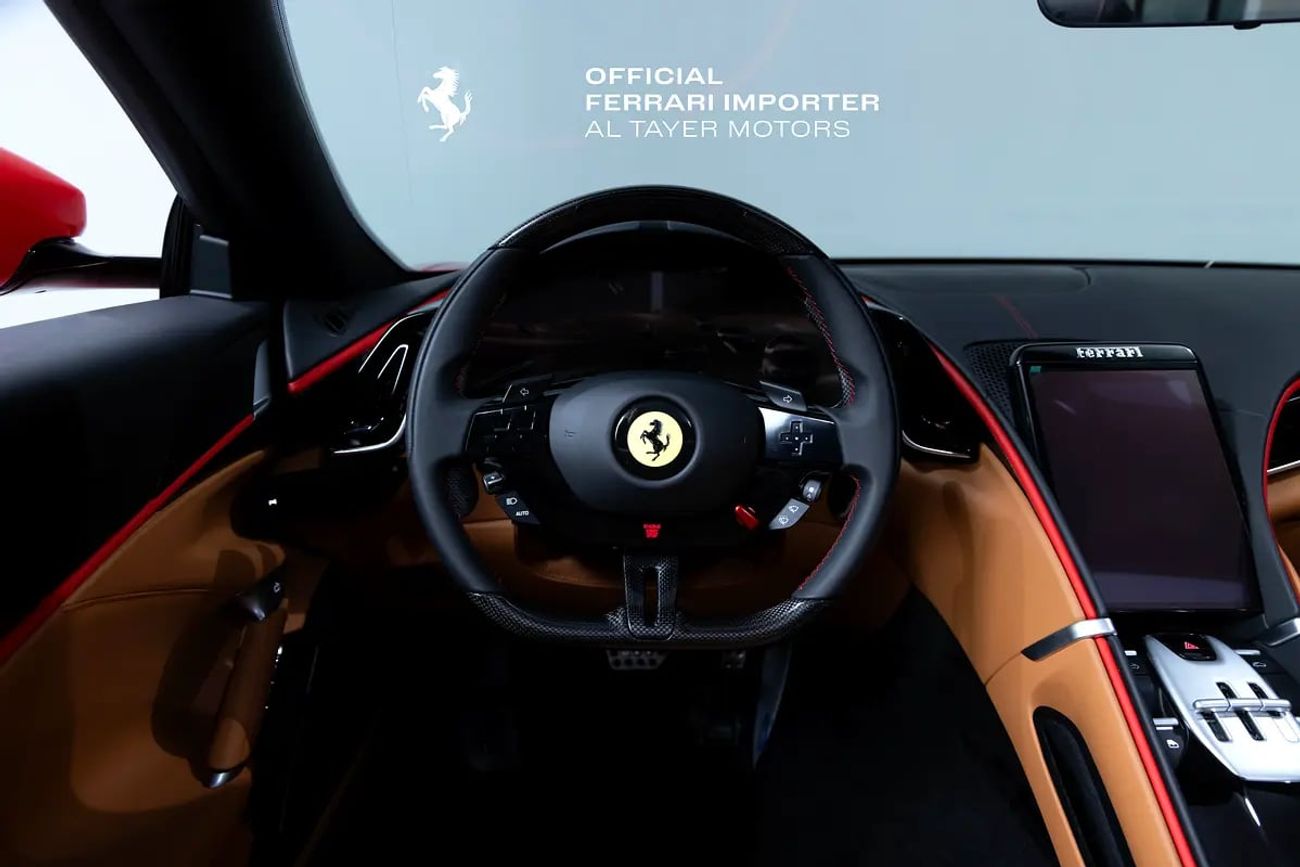 Ferrari Roma Spider – Delivery Mileage | Red Exterior | Cuoio Interior
