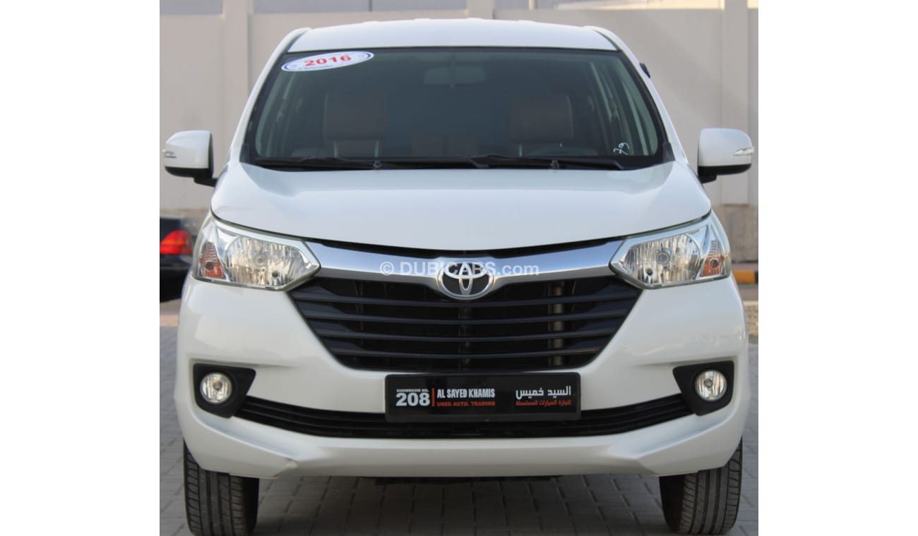 Toyota Avanza SE Toyota Avanza 2016 GCC in excellent condition without accidents
