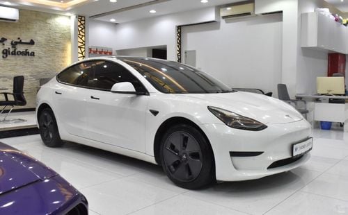 Tesla Model 3 STANDARD RANGE EXCELLENT DEAL for our Tesla Model 3 ( 2022 Model ) in White Color GCC Specs