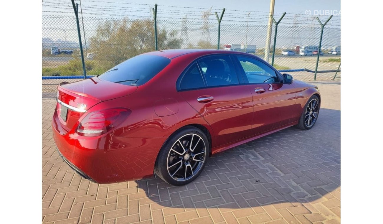 مرسيدس بنز C 43 AMG MERCEDES BENZ c43 2016 RED PETROL kms 43199 (347209)