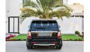 Land Rover Range Rover Sport HSE AED 1,742 PER MONTH - 0% DOWNPAYMENT