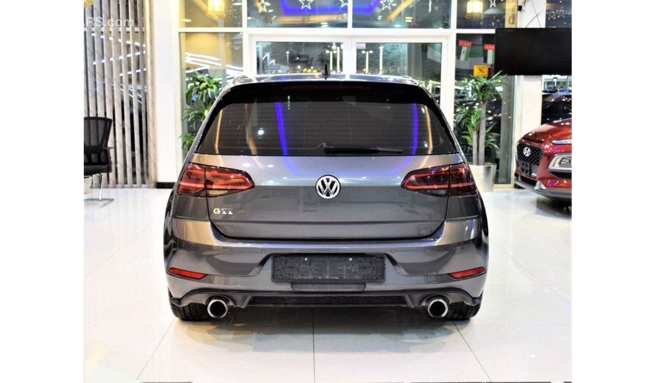 Volkswagen Golf ( AGENCY WARRANTY "MAY 29, 2022" ) ORIGINAL PAINT ( صبغ وكاله ) Volkswagen GTI 2019 Model GCC