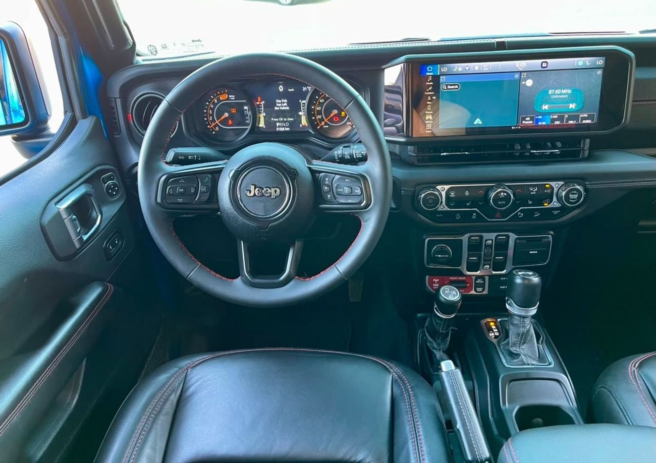 Jeep Wrangler Unlimited RUBICON X / 3.6L V6 / GCC / RADAR / ARB PUMP /RADAR / LINE ASSIST / LOW MILEAGE / NEW BIG SCREEN