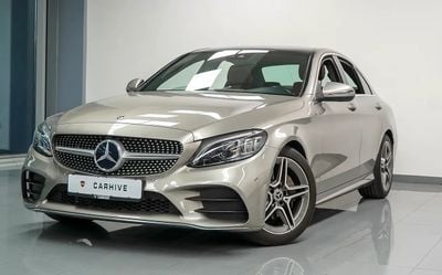 مرسيدس بنز C 200 أفانتجاردي 1,365/Month | C200 AMG | GCC - Under Warranty | Accidents Free