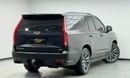Cadillac Escalade Sport Platinum 6.2L 4WD 2022 Cadillac Escalade 600 Sport Platinum, 2027 Cadillac Warranty and Servic