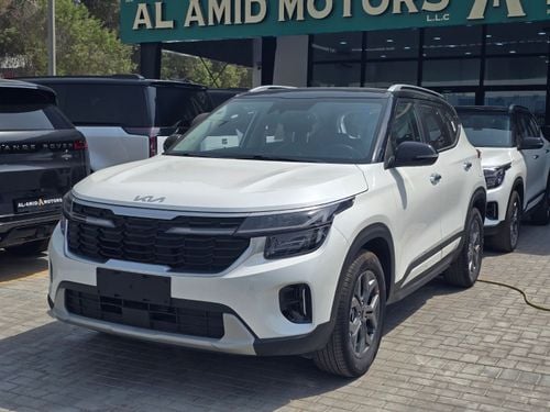 Kia Seltos available white dual tone and grey dual tone