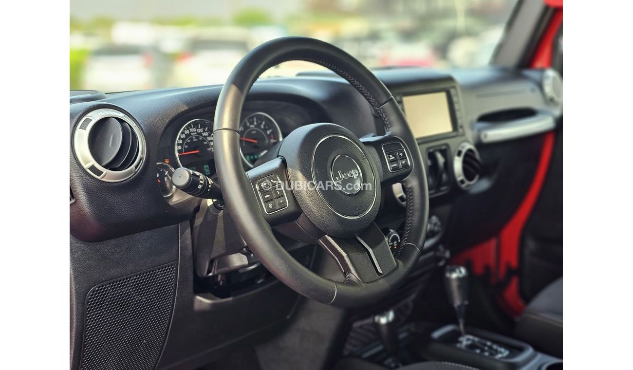 Jeep Wrangler SAHARA 2017 GCC LOW MILEAGE SINGLE OWNER WITH WARRANTY IN MINT CONDITION