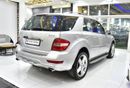 مرسيدس بنز ML 350 EXCELLENT DEAL for our Mercedes Benz ML350 4Matic ( 2009 Model ) in Silver Color GCC Specs