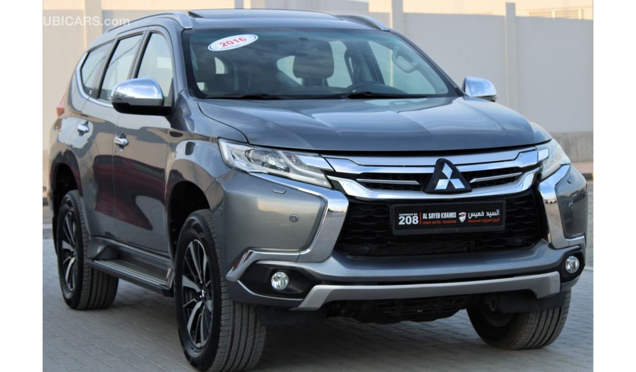 Mitsubishi Montero Mitsubishi Montero 2016 GCC, full option, in excellent condition, without accidents, very clean insi