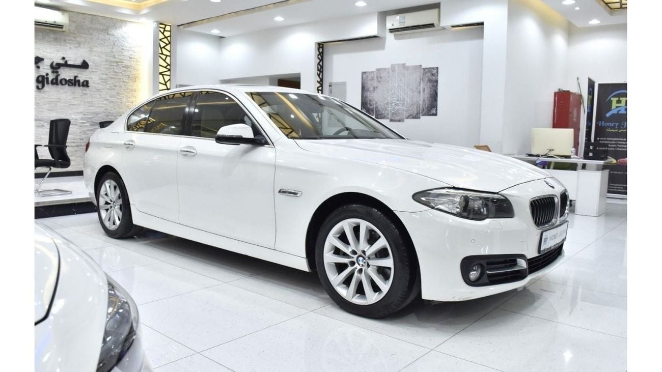 بي أم دبليو 520i EXCELLENT DEAL for our BMW 520i ( 2015 Model ) in White Color GCC Specs
