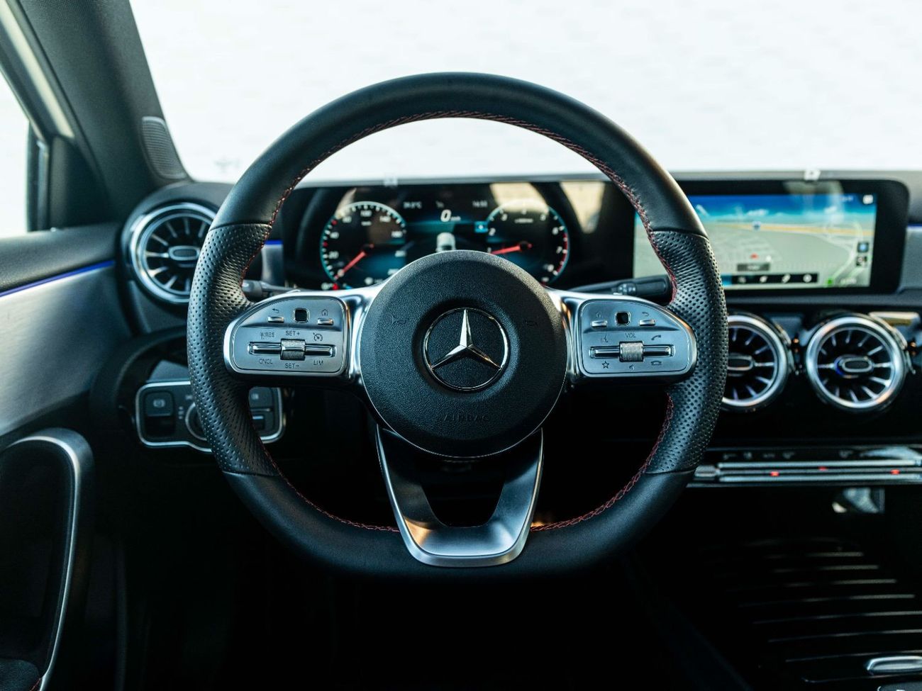 Mercedes-Benz A 200 AMG AED 2,359 PM • A200 AMG • ONLY 9,000 KMS • OFFICIAL MERCEDES-BENZ EMC WARRANTY UNTIL 2027