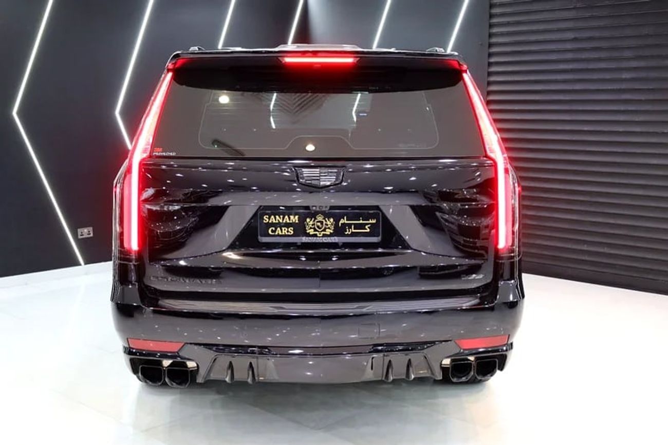 Cadillac Escalade Escalade-V 6.2L Rear-Seat Entertainment, Al Ghandi Warranty + Service Till 07/08/2029!!