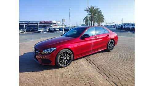 مرسيدس بنز C 43 AMG MERCEDES BENZ c43 2016 RED PETROL kms 43199 (347209)