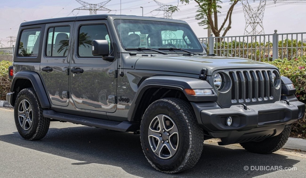 Jeep Wrangler Unlimited Sport Plus V6 3.6L , 2023 GCC , 0Km , (ONLY FOR EXPORT)