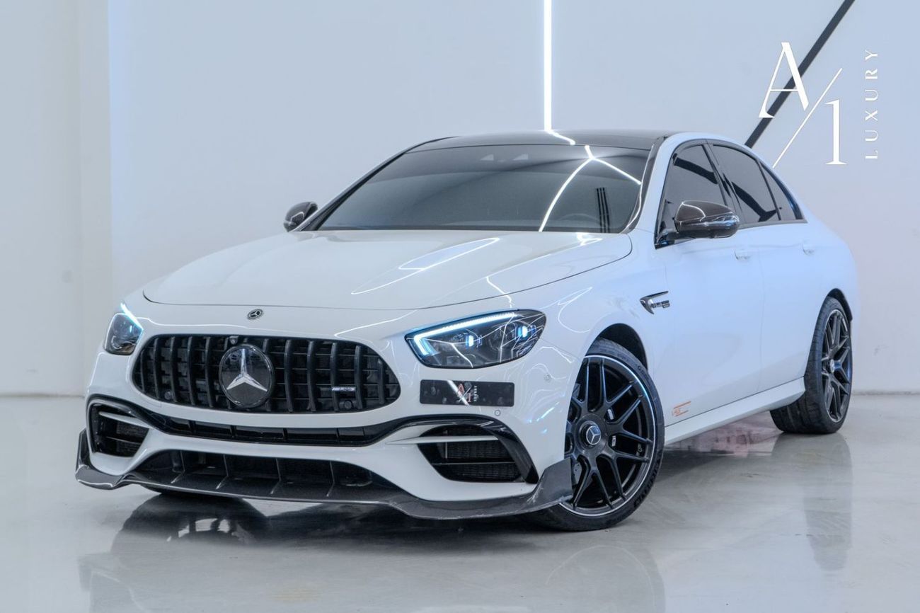 مرسيدس بنز E 63 AMG 2021 Mercedes Benz E63 AMG 4MATIC+, Warranty, Service History, Full Options, Stage 2