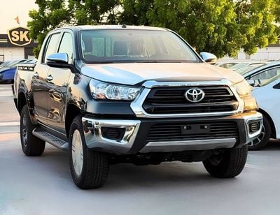 تويوتا هيلوكس GLX DOUBLE CABIN || 2.7L PETROL A/T 4WD / MANUAL AC / FR&RR CHROME BUMPERS WITH HUK (CODE # HPAME)