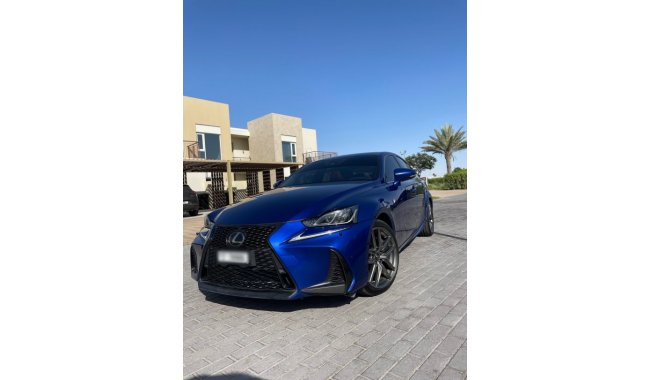 Lexus IS 350 sport GCC, beautiful blue color, no accidents, nothing needed to spend on it