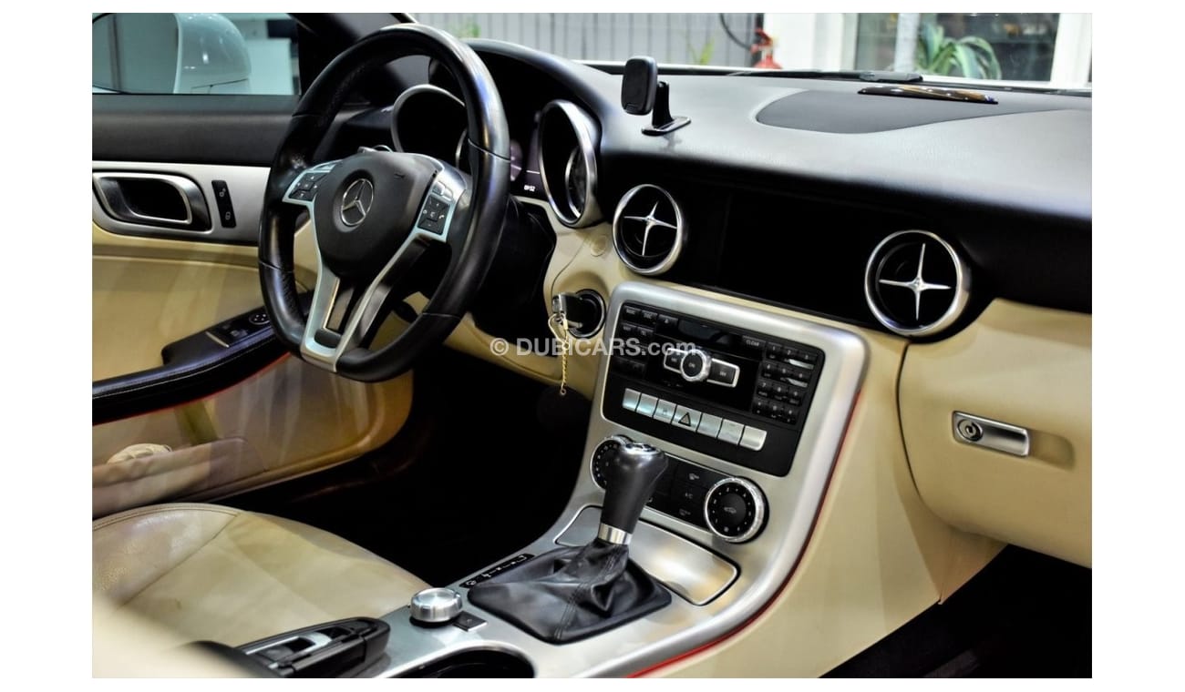 Mercedes-Benz SLK 250 EXCELLENT DEAL for our Mercedes Benz SLK 250 ( 2012 Model ) in White Color GCC Specs