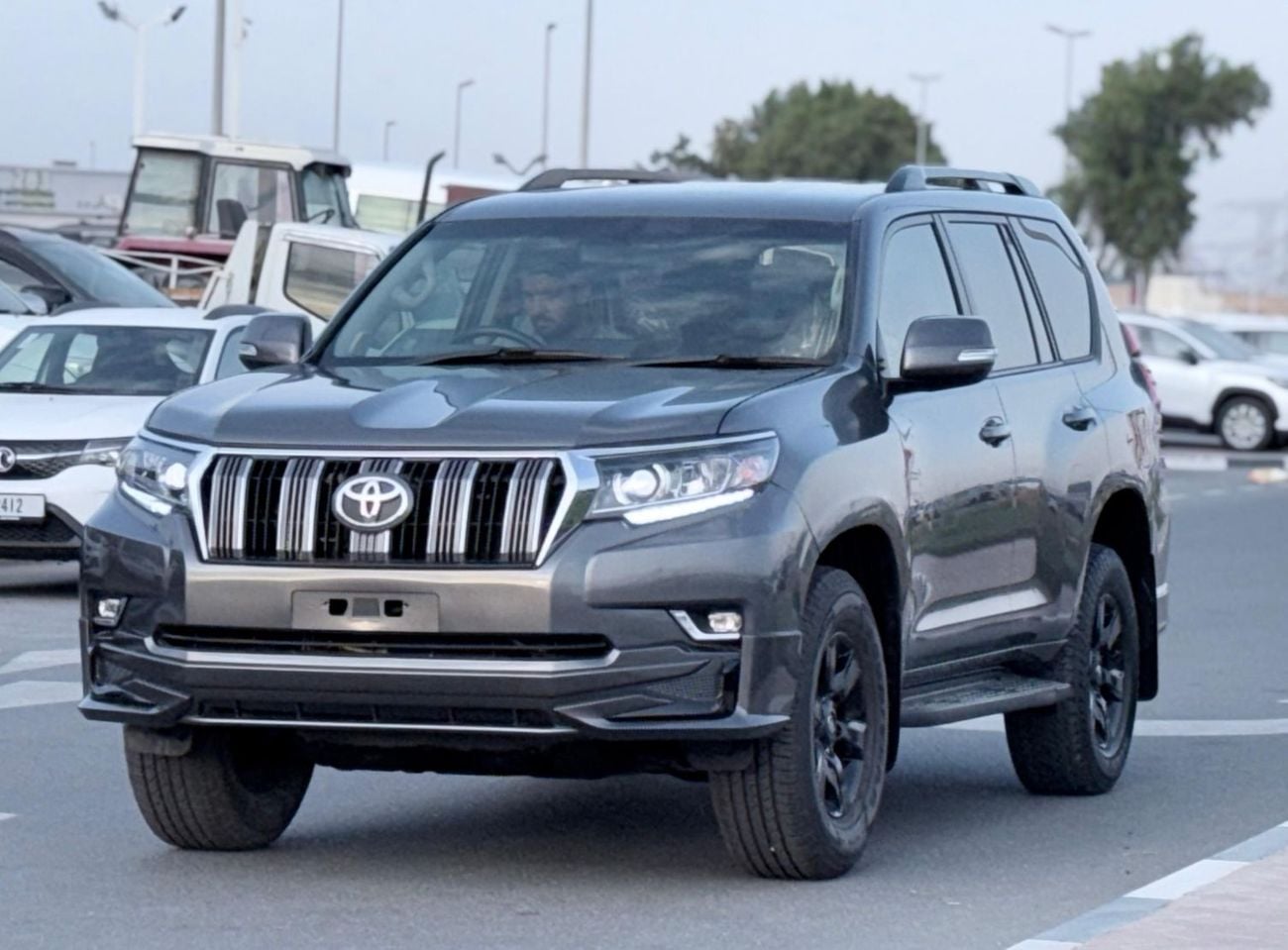 Toyota Prado Toyota prado 2016 upgrade 2023 2.8L v4 Diesel Engine Colour Grey push start Transmission Automatic I