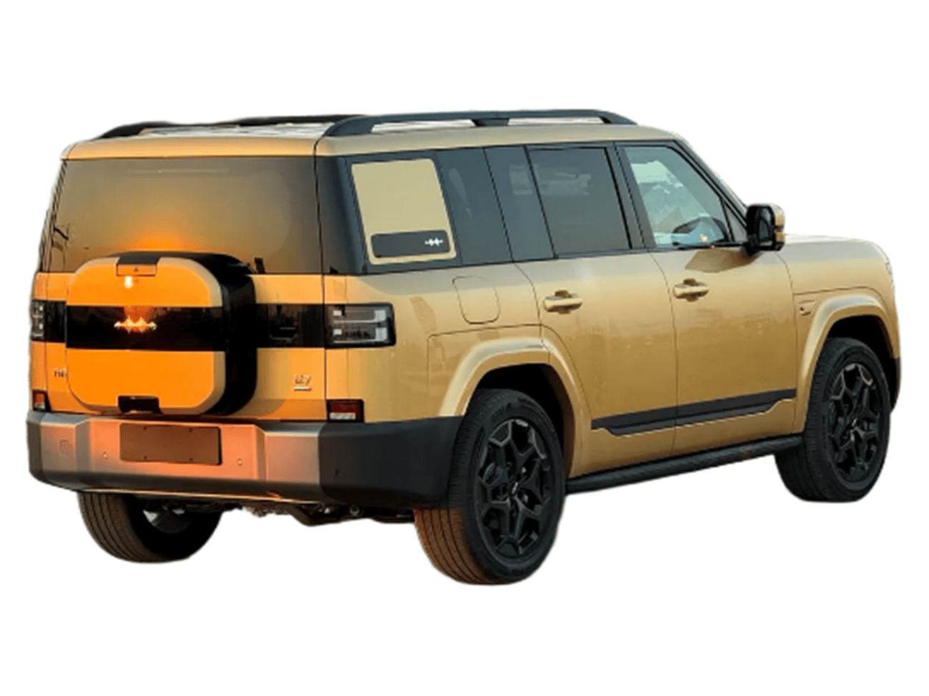 BYD Leopard Titanium 7 ECTGLD002 - 2025 BYD Leopard 7 Flagship HEV Gold w Beige - Chinese