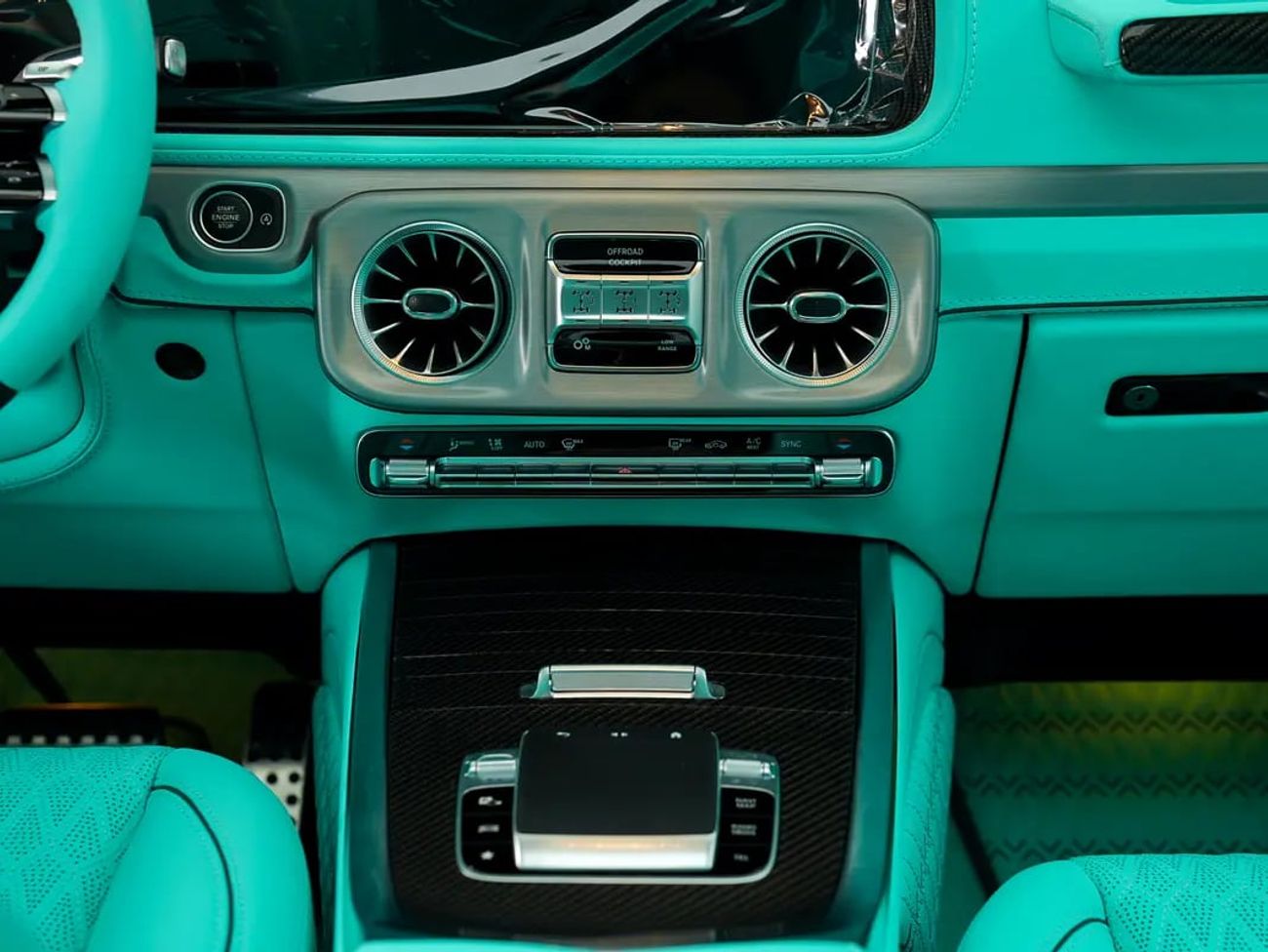 Mercedes Benz G63 AMG BRABUS G800 G63 AMG Brabus Kit | KM | Tiffany Blue Interior