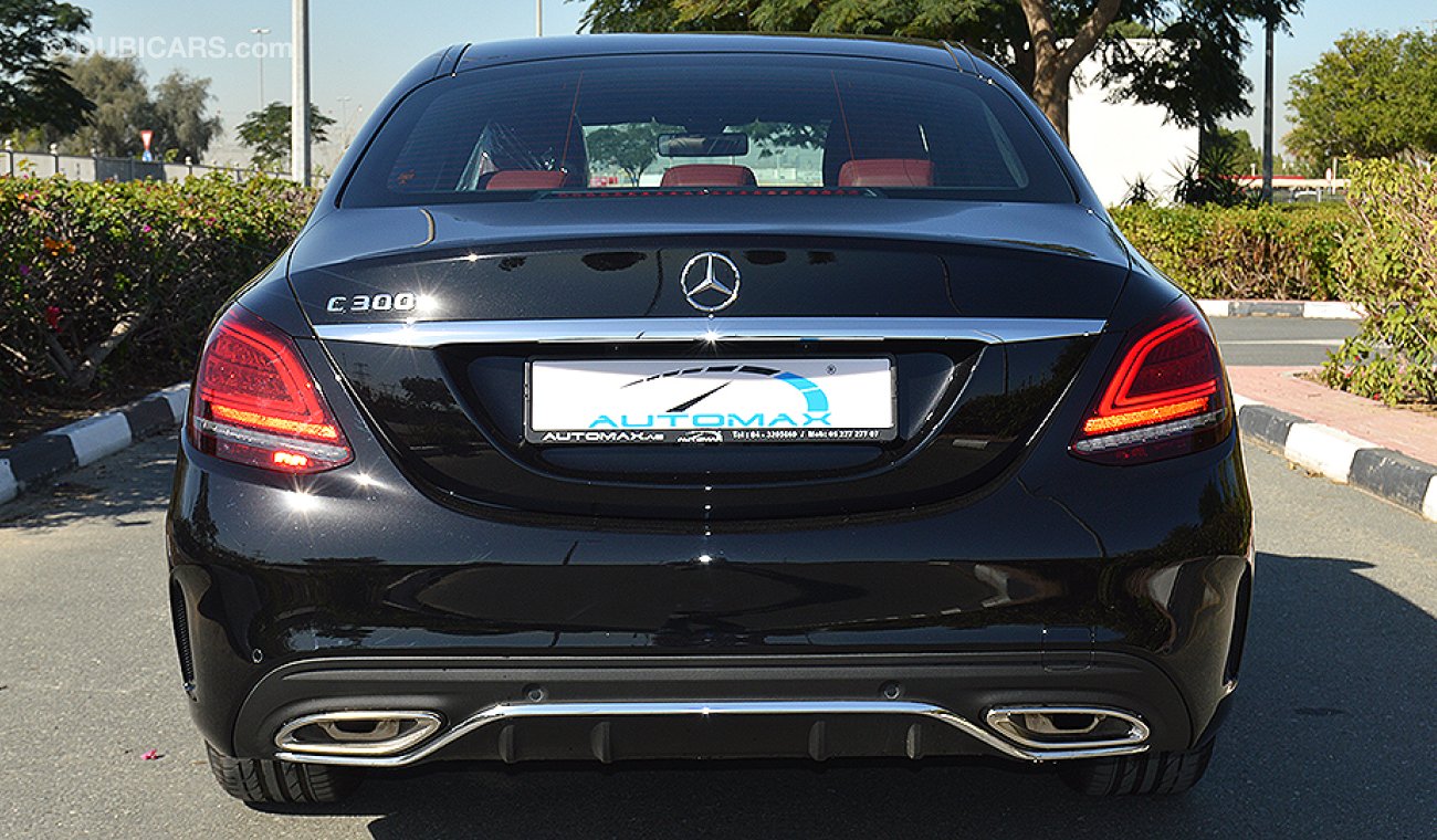 Mercedes-Benz C 300 2019 AMG, 2.0L I-4 Turbo, GCC, 0km with 3 Years or 100,000km Warranty